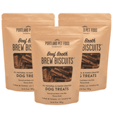 Brew Biscuits with Beef Broth