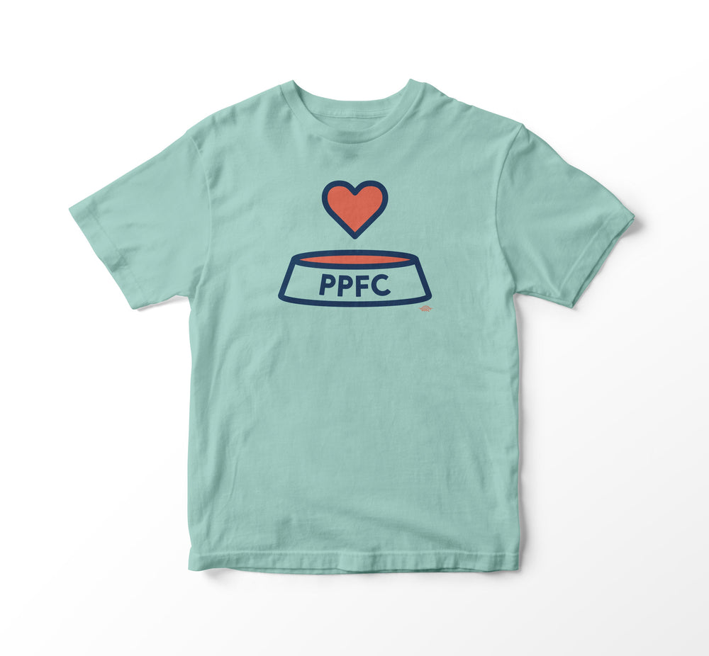 Heart Over Bowl T-Shirt - MINT
